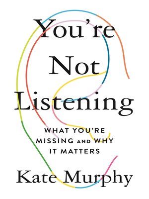 cover image of You're Not Listening